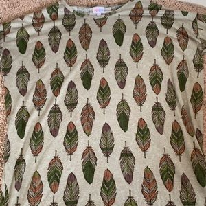Medium vintage lularoe feather Irma